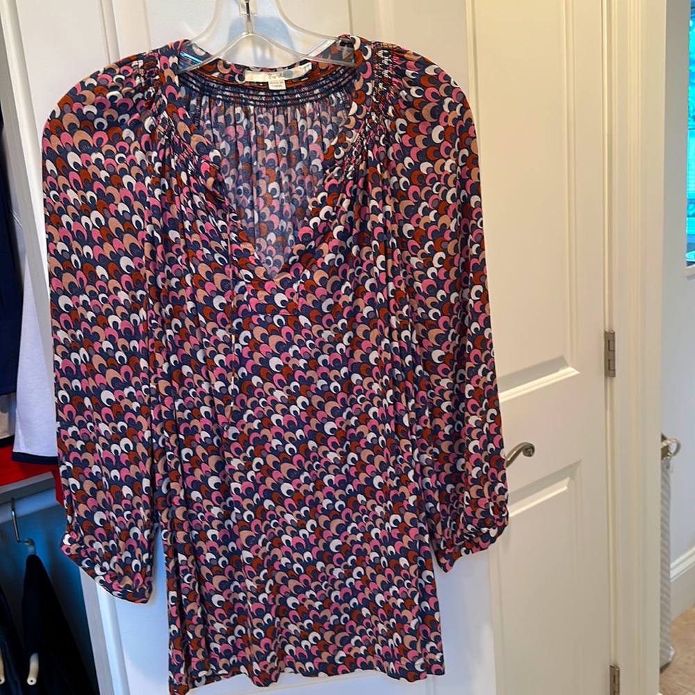 Biden boho blouse - perfect fall colors!
